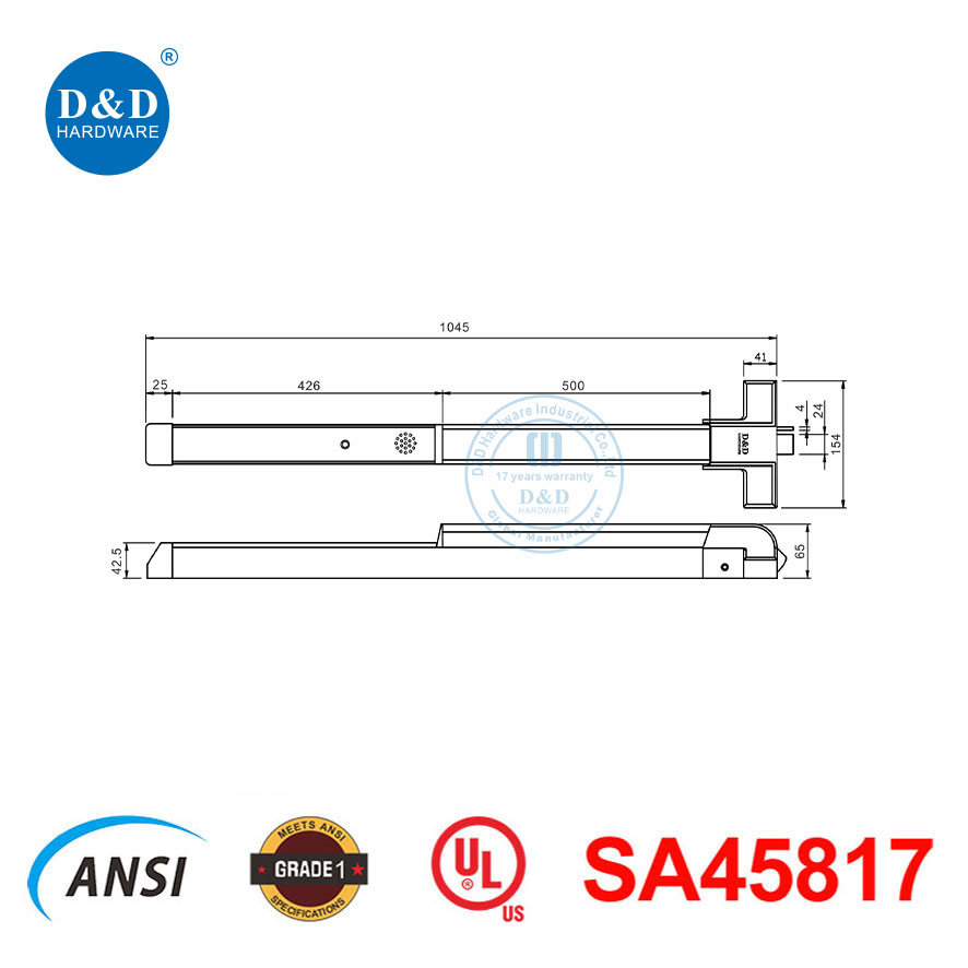 UL 305 Panic Hardware