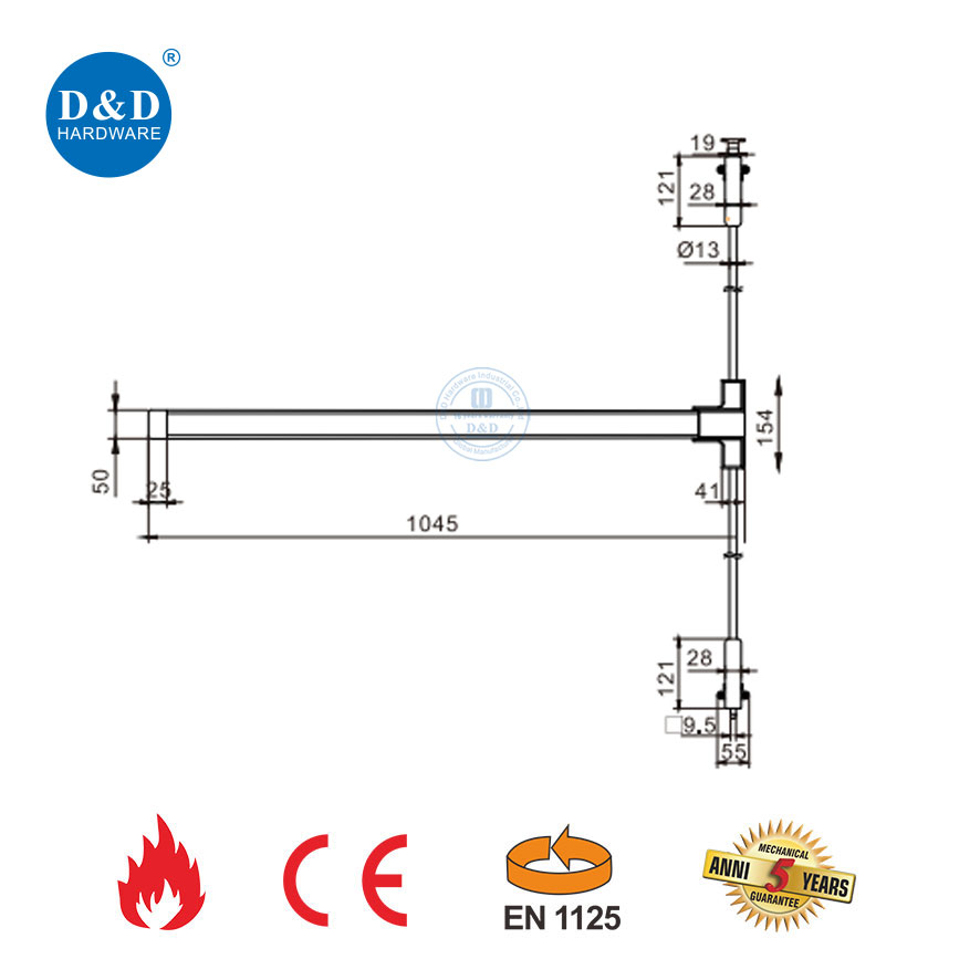 Emergency Door Push Bar