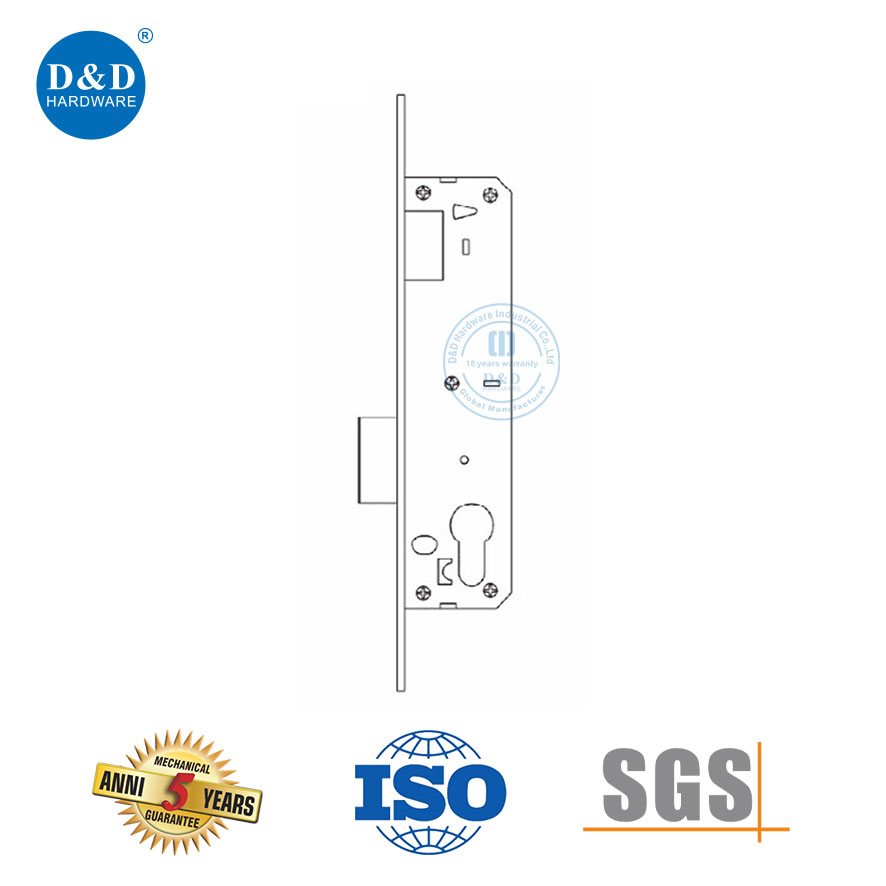 Narrow Stile Mortise Lock