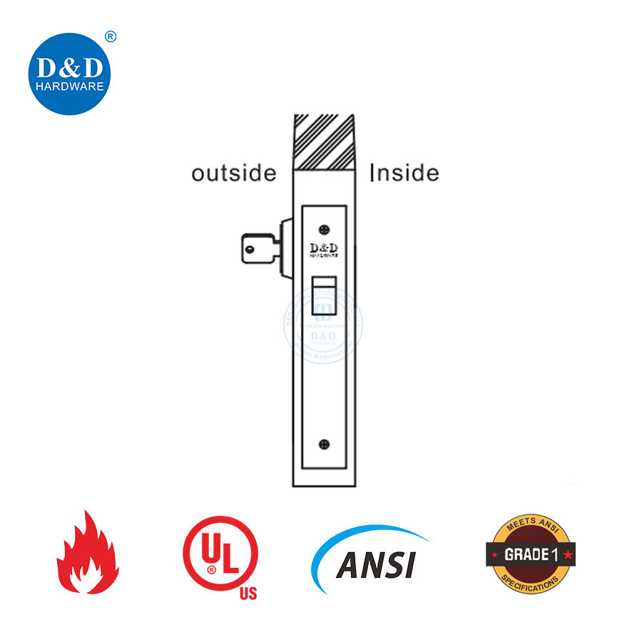 One Way Deadbolt Lock